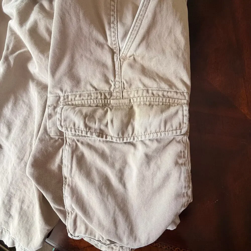 Polo Ralph Lauren Men Classic worn in cargo Shorts khaki 33 waist 9’’ inseam